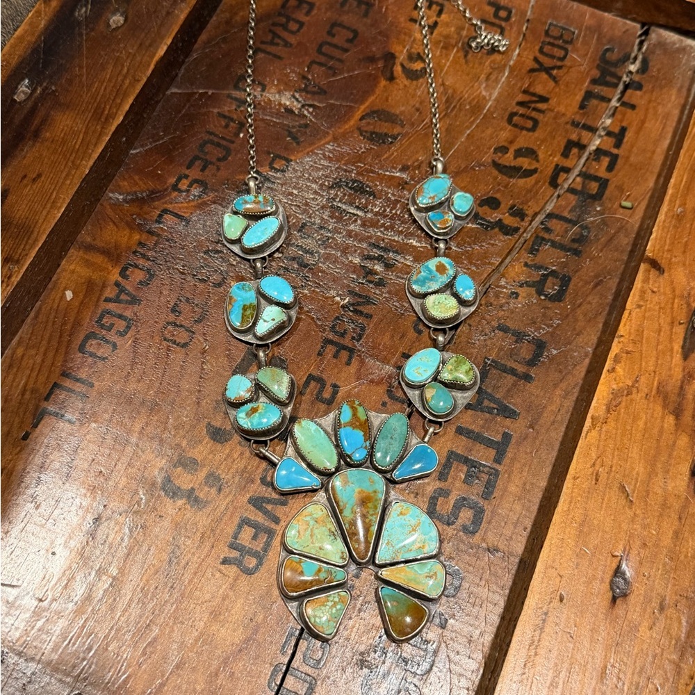 Custom Made Turquoise Necklace - Picture 2 of 4